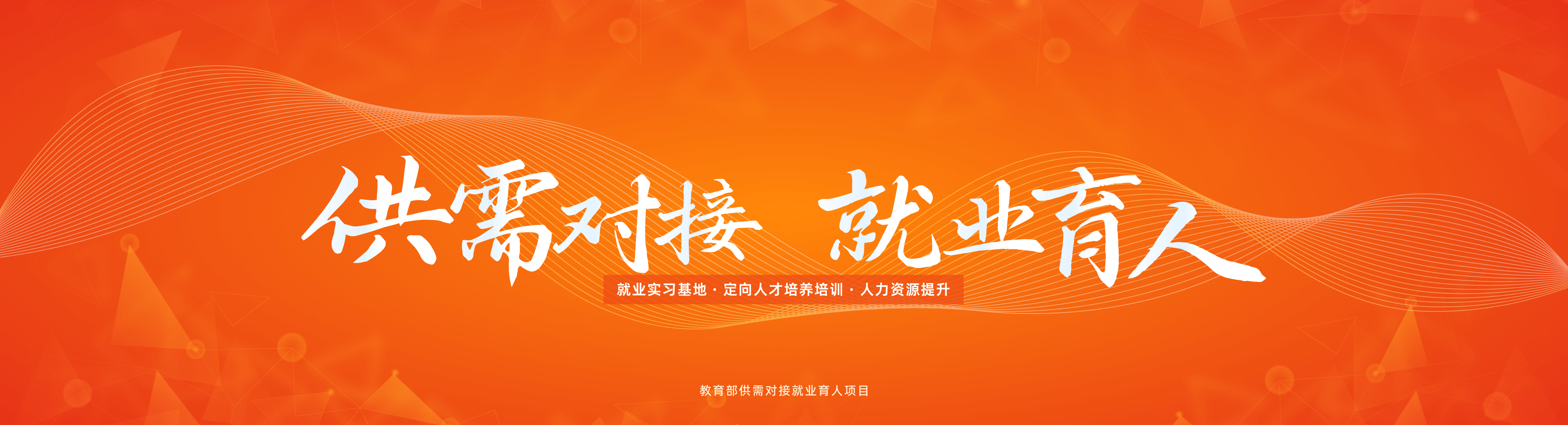 供需对接，就业育人